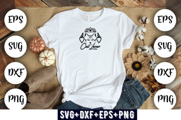 Cat Cat Lover Graphics for T-Shirt Designs