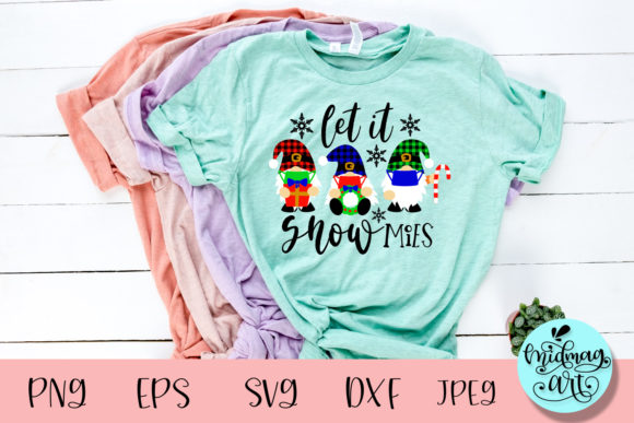 Let It Snowmies Svg - Winter Graphics & T-Shirt Designs