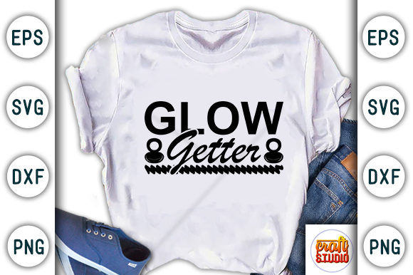 Makeup Svg Design, Glow Getter: Graphics & T-Shirt Review
